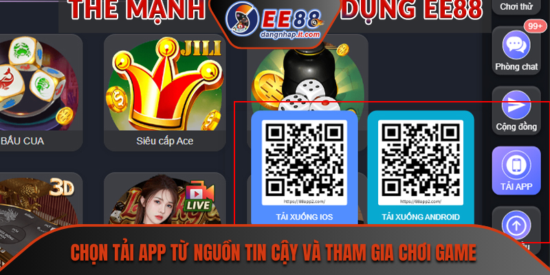 Hướng dẫn chi tiết cách thức tải app và chơi game